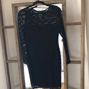 Black H&M lace dress